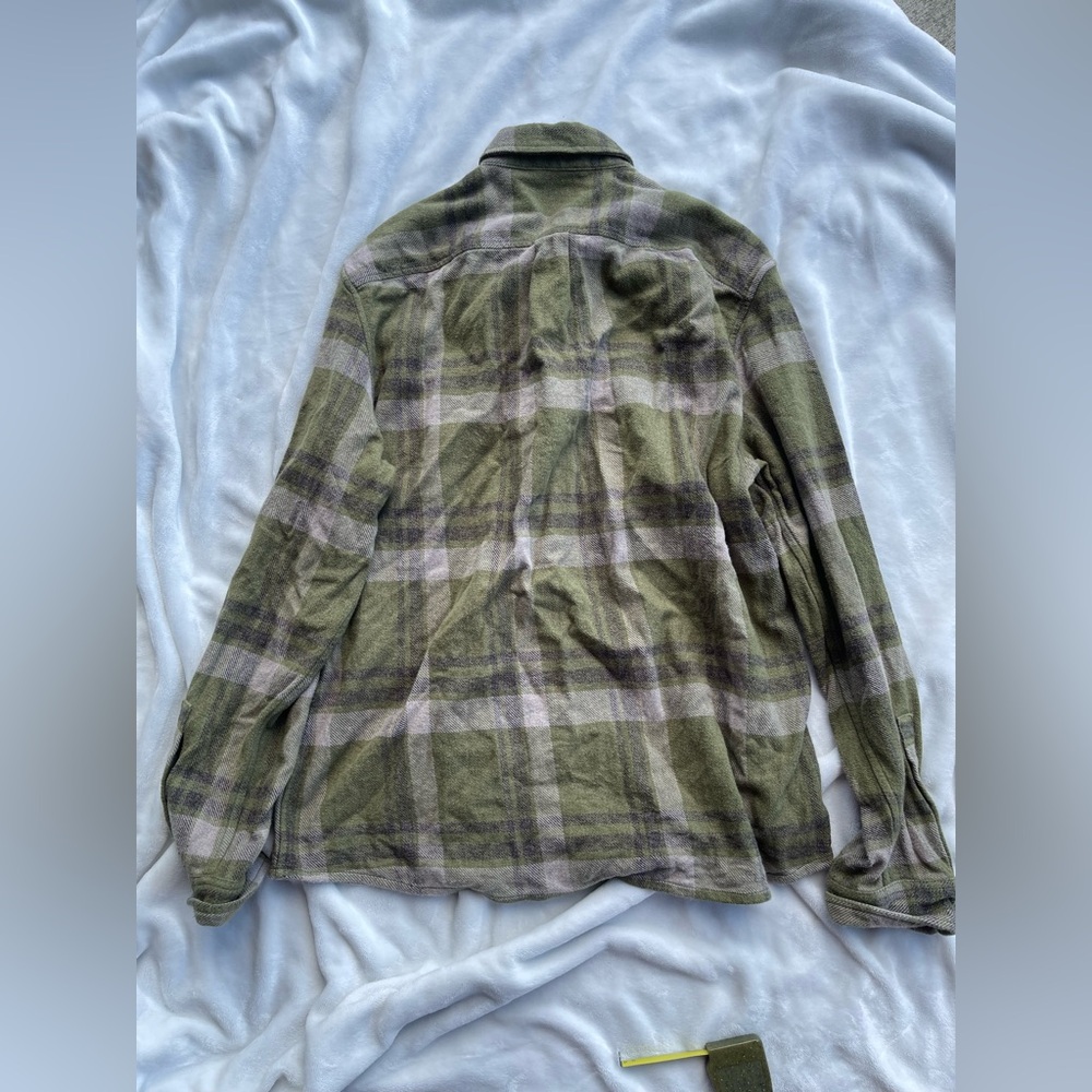 Ll Bean Plaid Button Down Top - image 5